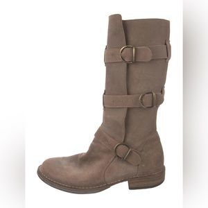 Fiorentini and baker biker boots with straps